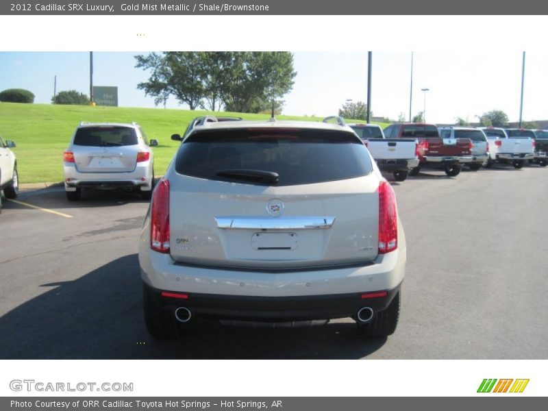 Gold Mist Metallic / Shale/Brownstone 2012 Cadillac SRX Luxury
