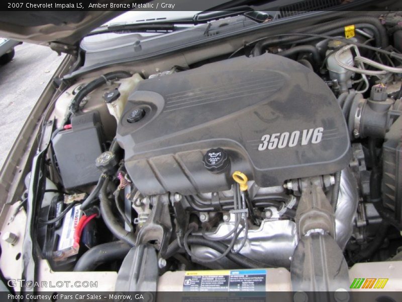 Amber Bronze Metallic / Gray 2007 Chevrolet Impala LS