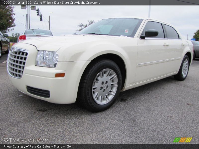 Stone White / Dark Slate Gray/Light Graystone 2007 Chrysler 300