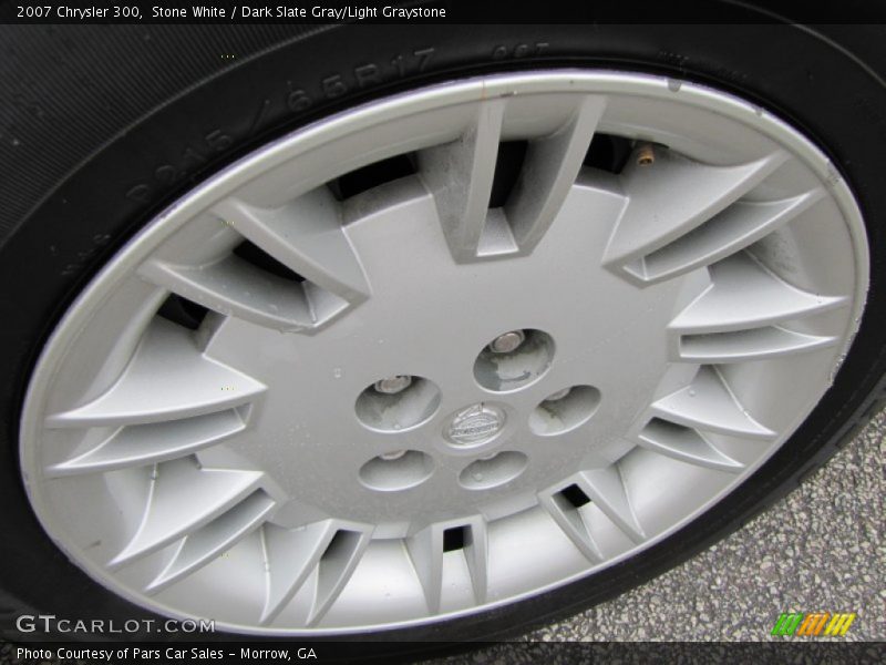 Stone White / Dark Slate Gray/Light Graystone 2007 Chrysler 300