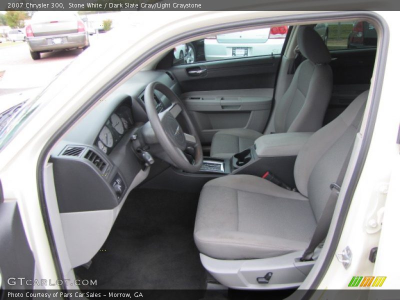 Stone White / Dark Slate Gray/Light Graystone 2007 Chrysler 300