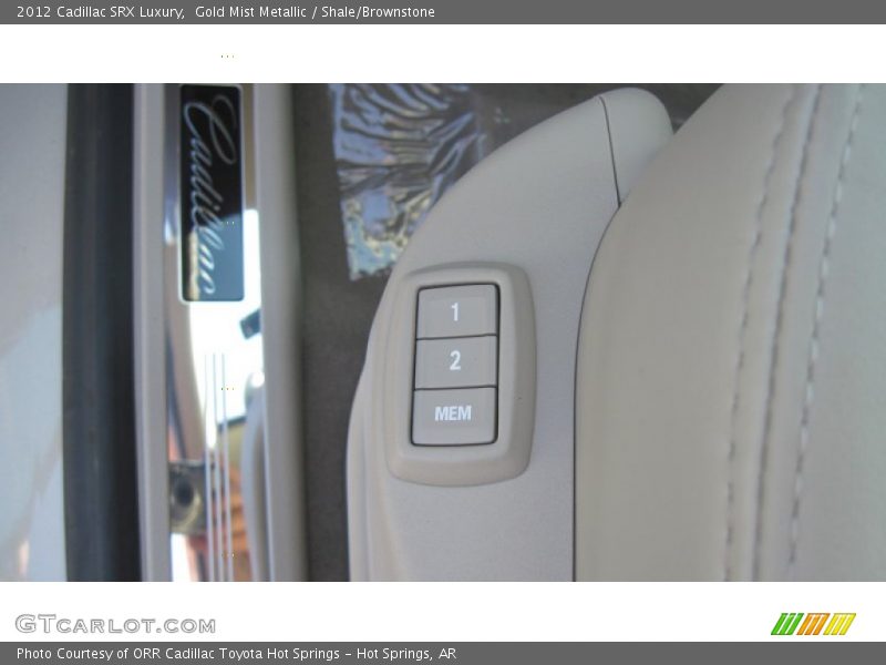 Gold Mist Metallic / Shale/Brownstone 2012 Cadillac SRX Luxury