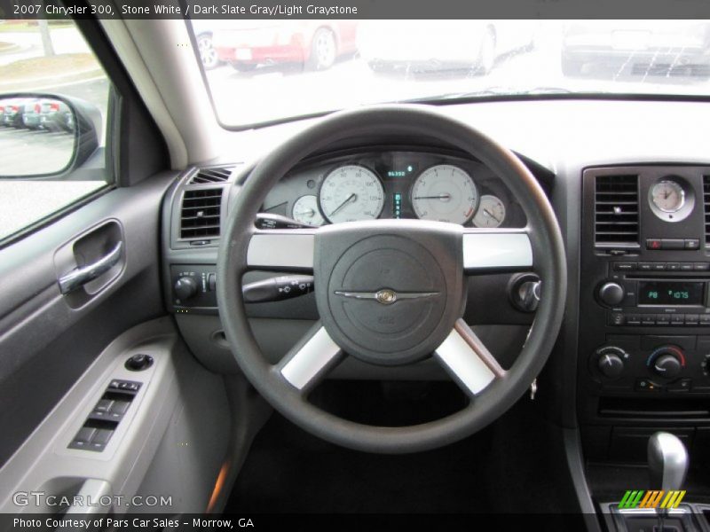 Stone White / Dark Slate Gray/Light Graystone 2007 Chrysler 300