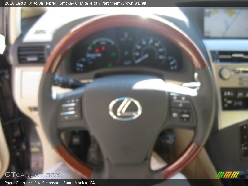 Smokey Granite Mica / Parchment/Brown Walnut 2010 Lexus RX 450h Hybrid