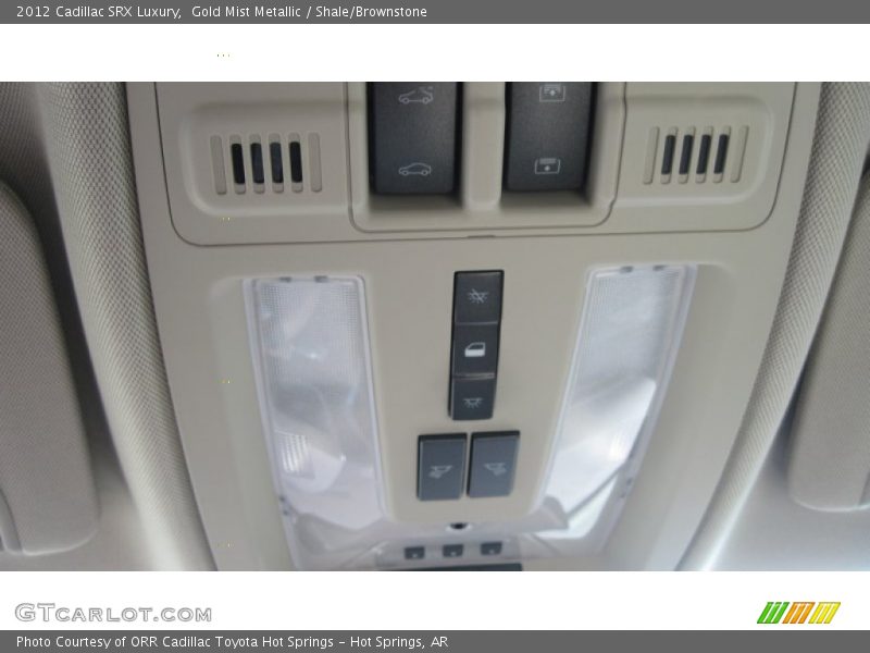 Gold Mist Metallic / Shale/Brownstone 2012 Cadillac SRX Luxury