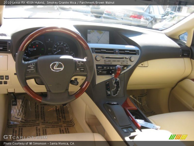 Smokey Granite Mica / Parchment/Brown Walnut 2010 Lexus RX 450h Hybrid