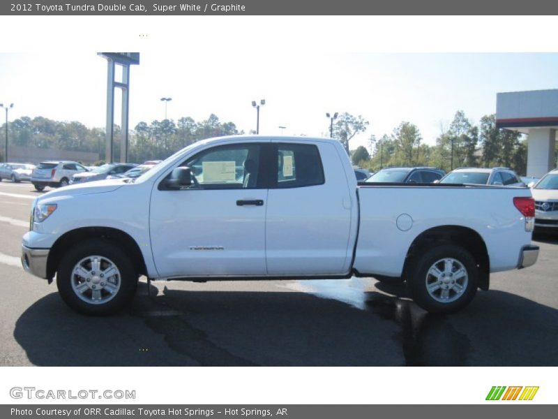 Super White / Graphite 2012 Toyota Tundra Double Cab