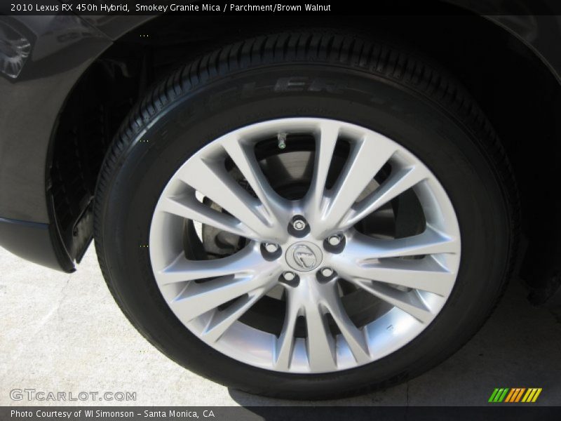 Smokey Granite Mica / Parchment/Brown Walnut 2010 Lexus RX 450h Hybrid