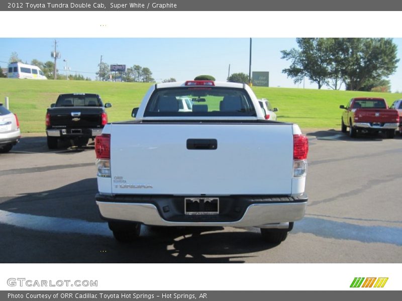 Super White / Graphite 2012 Toyota Tundra Double Cab