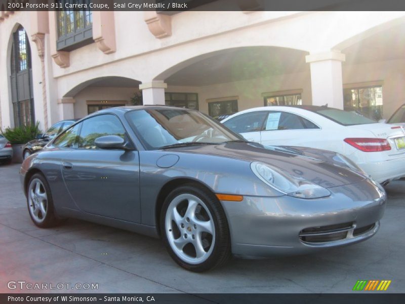 Seal Grey Metallic / Black 2001 Porsche 911 Carrera Coupe