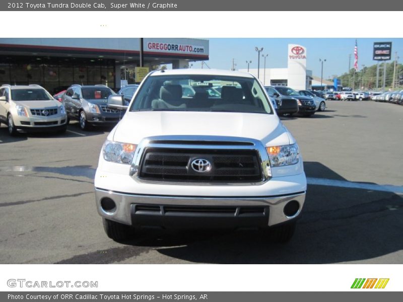 Super White / Graphite 2012 Toyota Tundra Double Cab