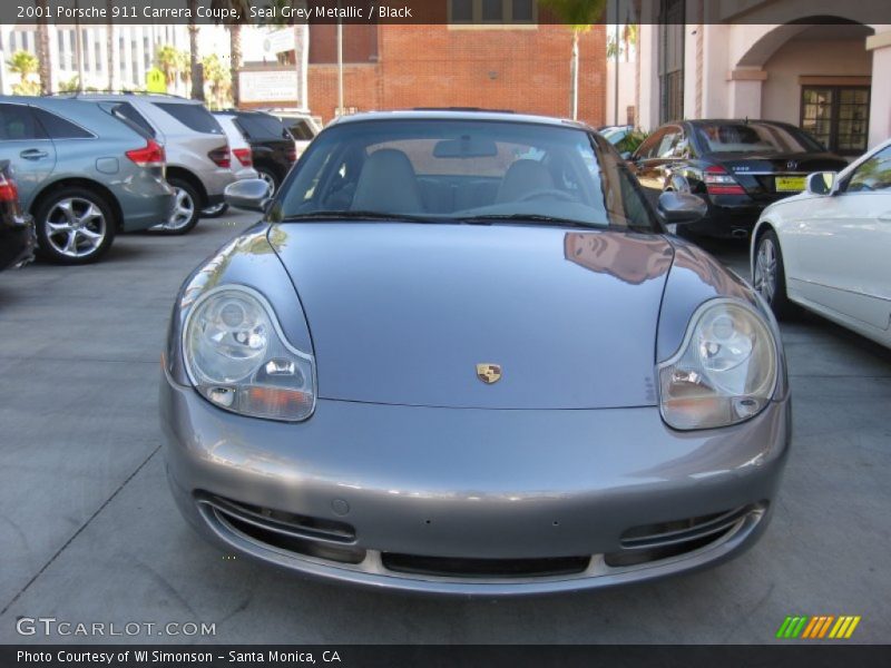 Seal Grey Metallic / Black 2001 Porsche 911 Carrera Coupe
