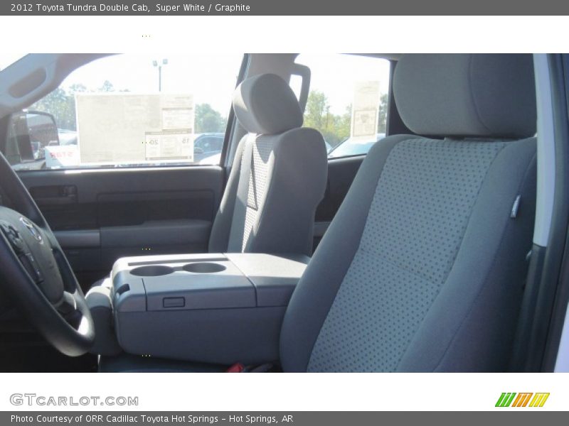 Super White / Graphite 2012 Toyota Tundra Double Cab