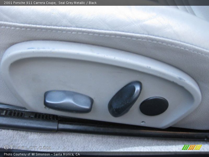 Seal Grey Metallic / Black 2001 Porsche 911 Carrera Coupe