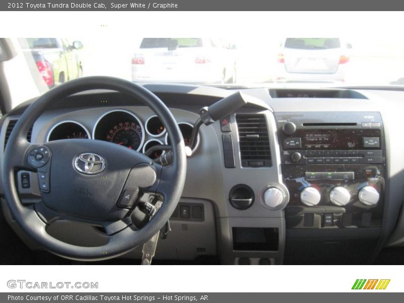 Super White / Graphite 2012 Toyota Tundra Double Cab