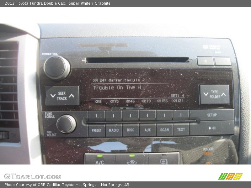 Super White / Graphite 2012 Toyota Tundra Double Cab