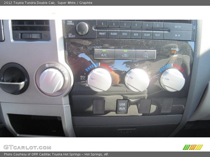 Super White / Graphite 2012 Toyota Tundra Double Cab