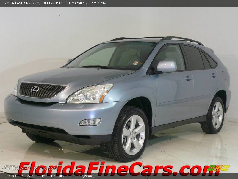 Breakwater Blue Metallic / Light Gray 2004 Lexus RX 330