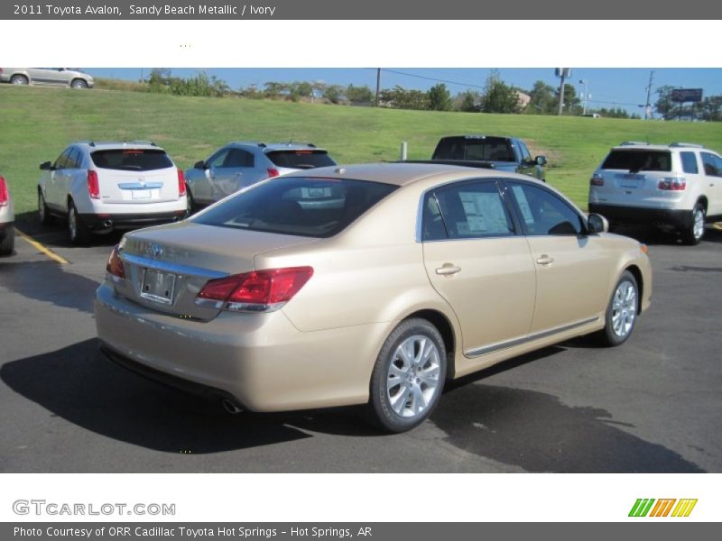 Sandy Beach Metallic / Ivory 2011 Toyota Avalon