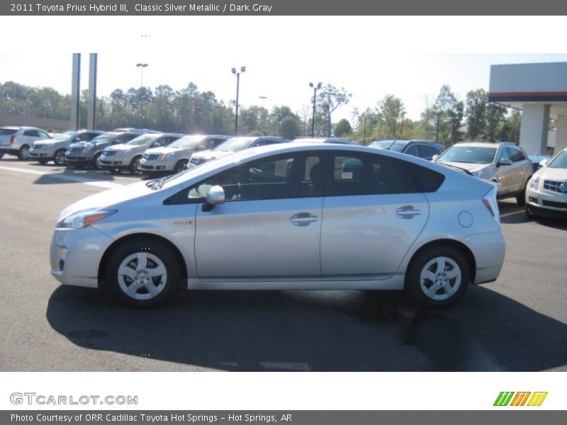 Classic Silver Metallic / Dark Gray 2011 Toyota Prius Hybrid III