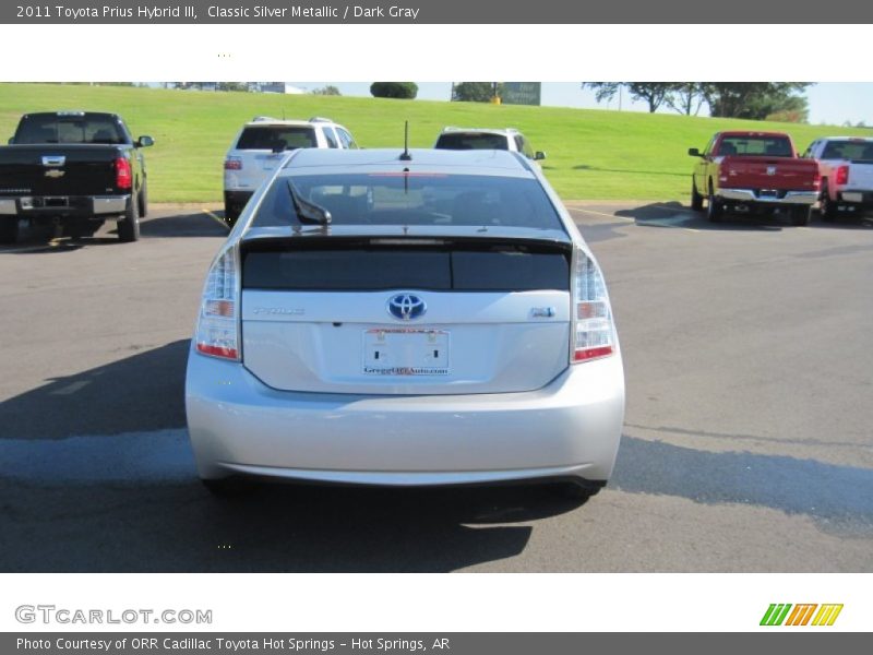 Classic Silver Metallic / Dark Gray 2011 Toyota Prius Hybrid III