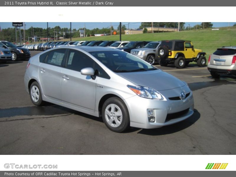 Classic Silver Metallic / Dark Gray 2011 Toyota Prius Hybrid III