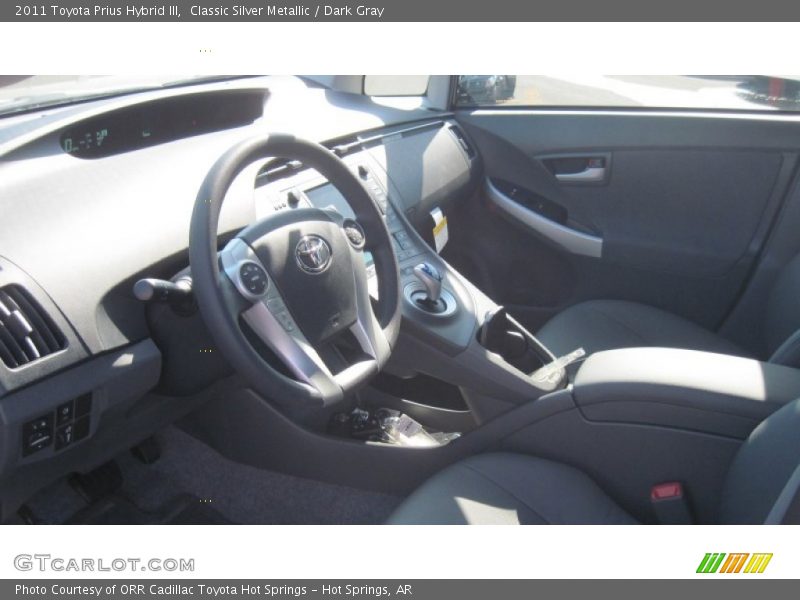 Classic Silver Metallic / Dark Gray 2011 Toyota Prius Hybrid III