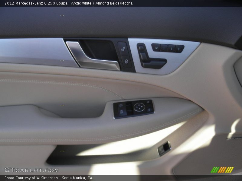 Arctic White / Almond Beige/Mocha 2012 Mercedes-Benz C 250 Coupe