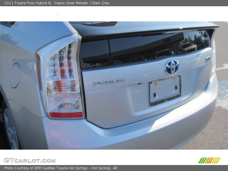 Classic Silver Metallic / Dark Gray 2011 Toyota Prius Hybrid III