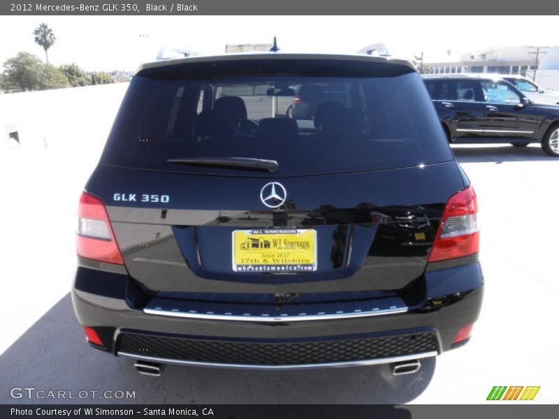 Black / Black 2012 Mercedes-Benz GLK 350