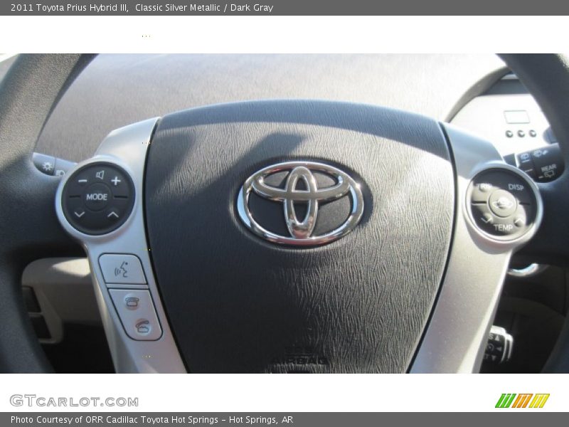 Classic Silver Metallic / Dark Gray 2011 Toyota Prius Hybrid III