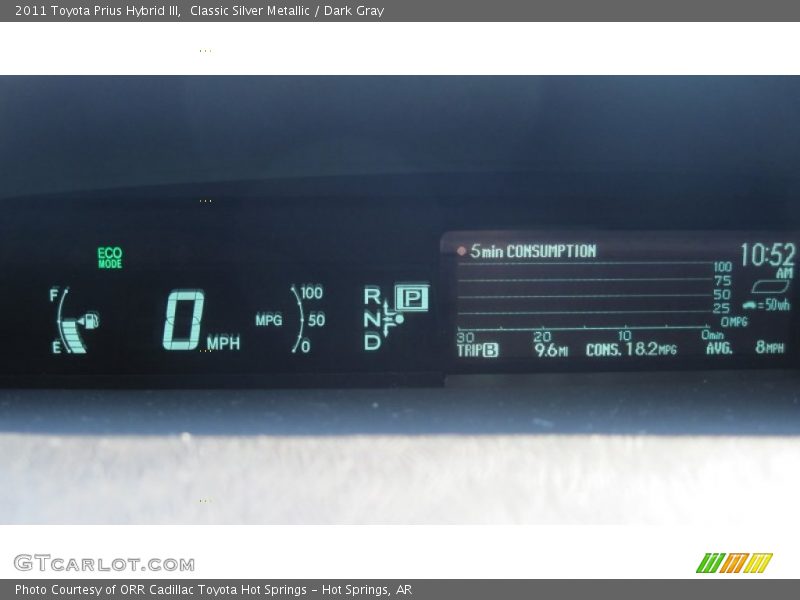Classic Silver Metallic / Dark Gray 2011 Toyota Prius Hybrid III