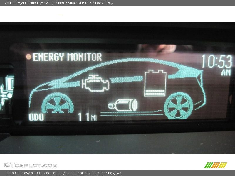 Classic Silver Metallic / Dark Gray 2011 Toyota Prius Hybrid III