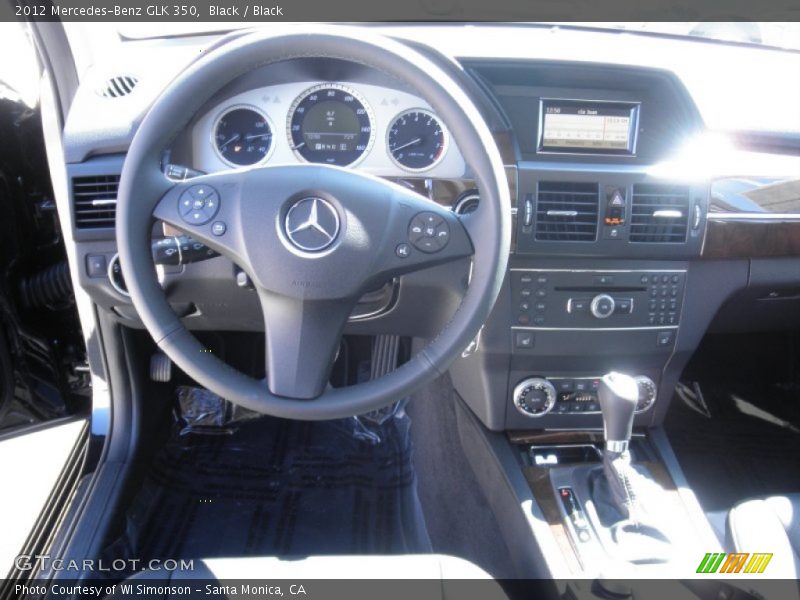 Black / Black 2012 Mercedes-Benz GLK 350