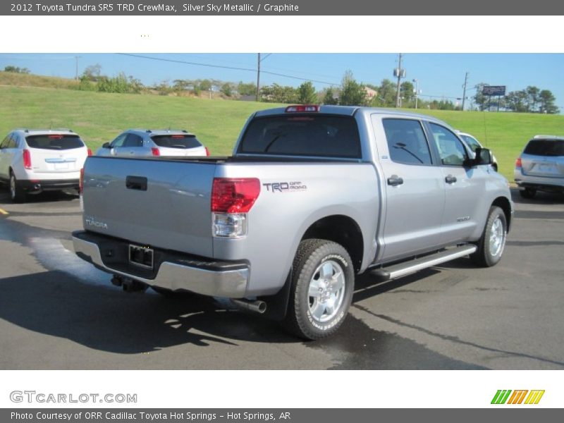 Silver Sky Metallic / Graphite 2012 Toyota Tundra SR5 TRD CrewMax