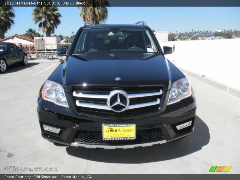 Black / Black 2012 Mercedes-Benz GLK 350