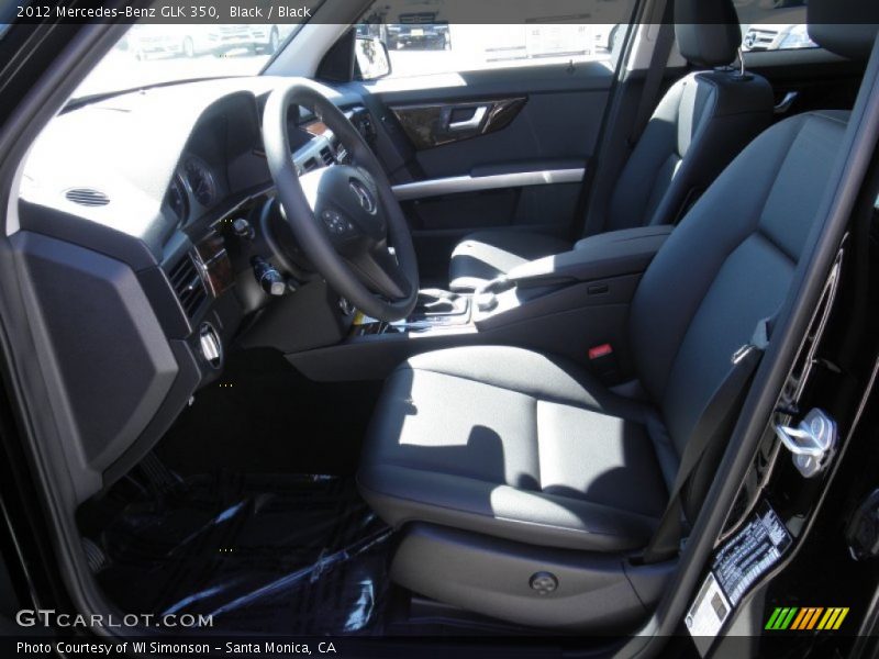 Black / Black 2012 Mercedes-Benz GLK 350