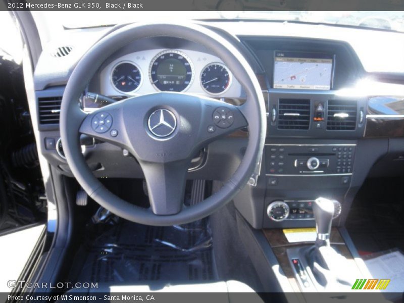 Black / Black 2012 Mercedes-Benz GLK 350