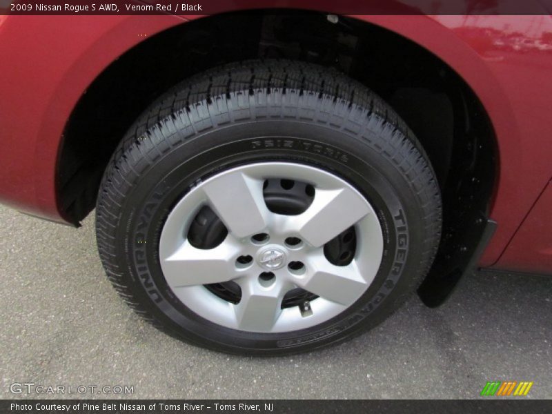 Venom Red / Black 2009 Nissan Rogue S AWD