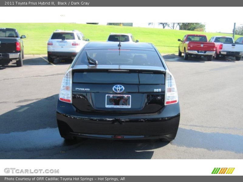 Black / Dark Gray 2011 Toyota Prius Hybrid III