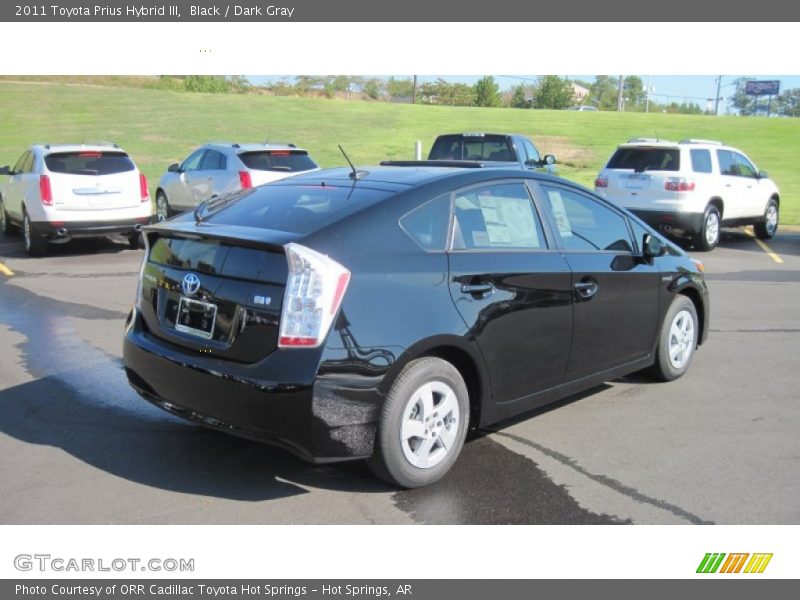 Black / Dark Gray 2011 Toyota Prius Hybrid III
