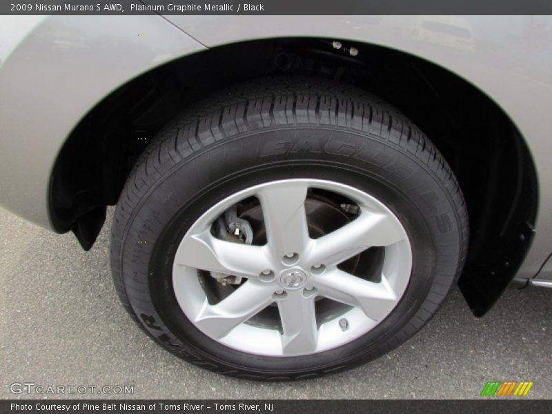 Platinum Graphite Metallic / Black 2009 Nissan Murano S AWD