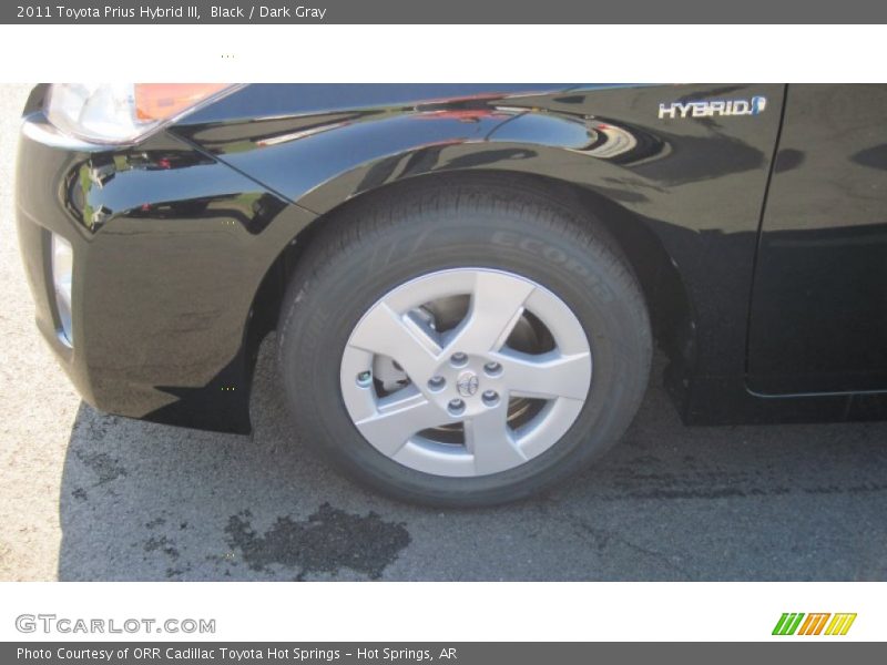 Black / Dark Gray 2011 Toyota Prius Hybrid III