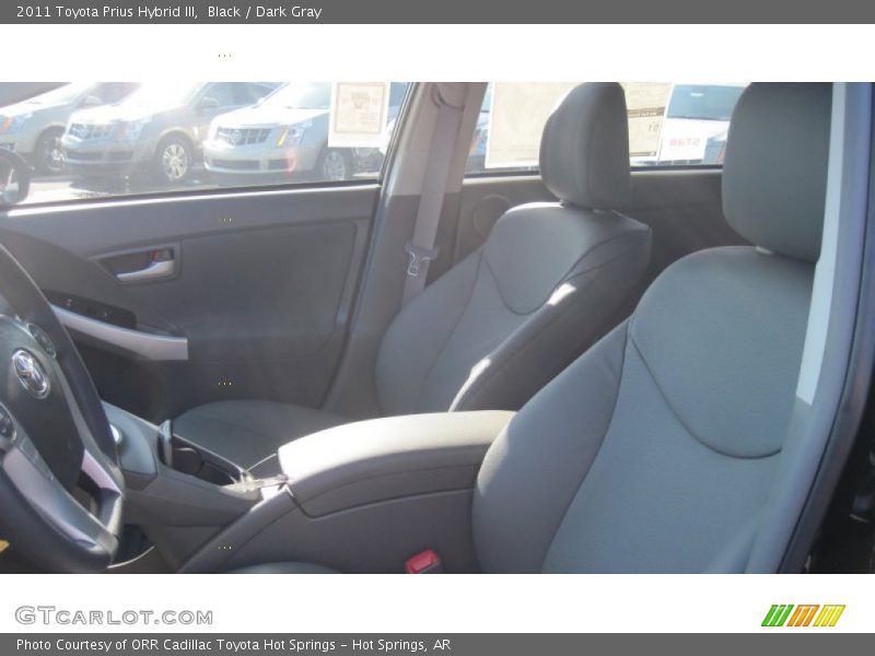 Black / Dark Gray 2011 Toyota Prius Hybrid III