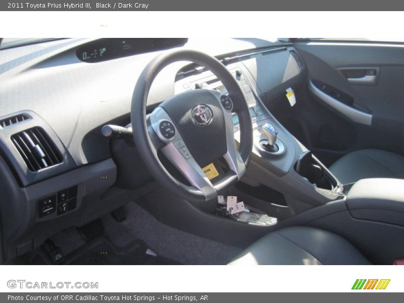 Black / Dark Gray 2011 Toyota Prius Hybrid III