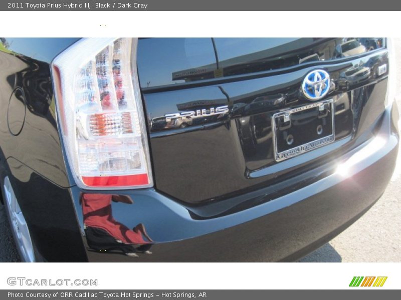 Black / Dark Gray 2011 Toyota Prius Hybrid III