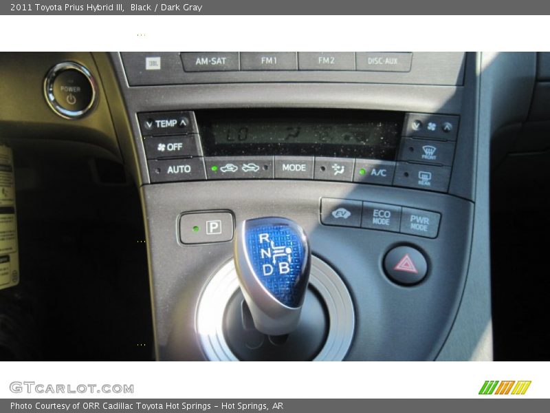 Black / Dark Gray 2011 Toyota Prius Hybrid III