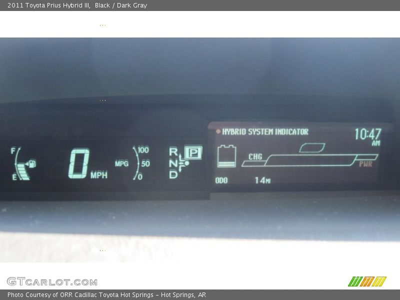 Black / Dark Gray 2011 Toyota Prius Hybrid III