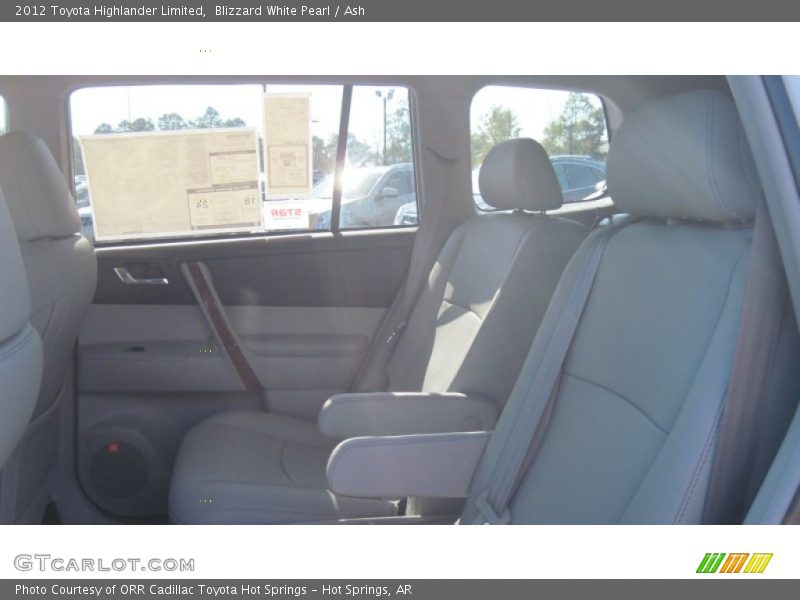 Blizzard White Pearl / Ash 2012 Toyota Highlander Limited