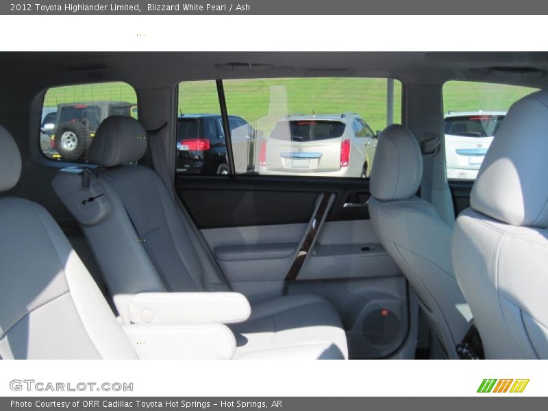 Blizzard White Pearl / Ash 2012 Toyota Highlander Limited
